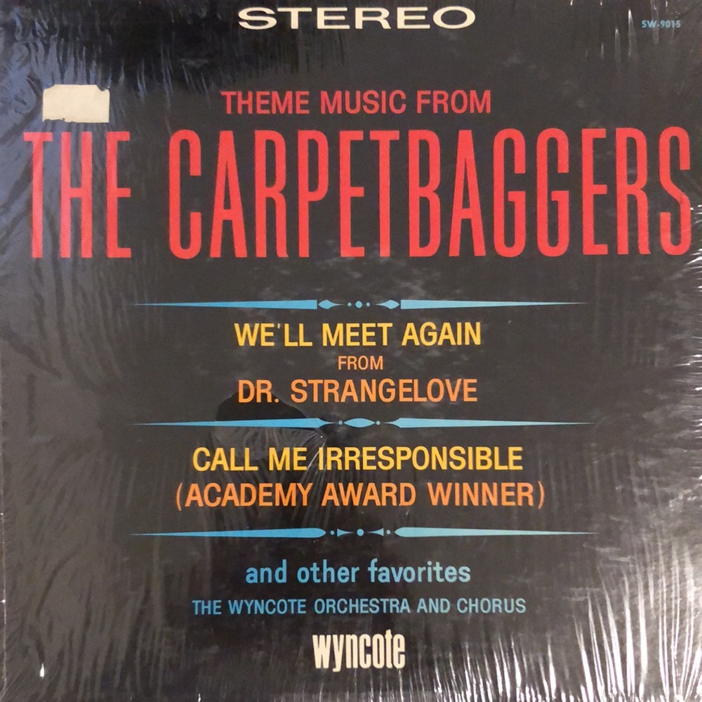 The Wyncote Orchestra Theme Music From The Carpetbaggers Vinyl Lp
